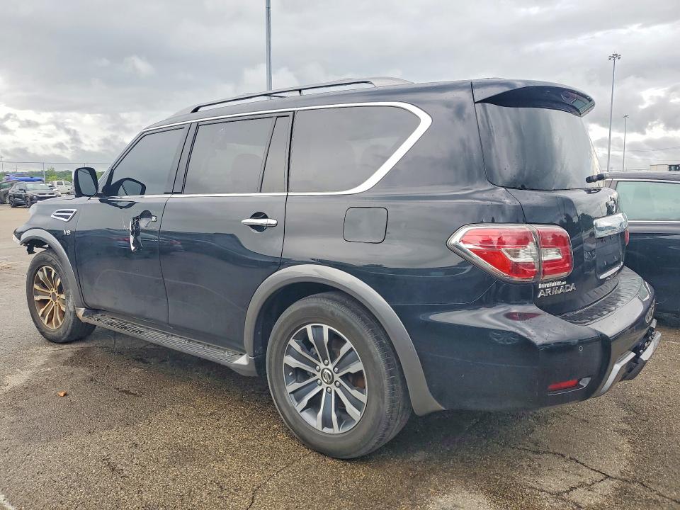 2019 Nissan Armada VIN JN8AY2NDXK9093097 COPART salvage auction — FRONT END, In - Certificate Of Title (P), sold $6,500 on 2026-07-29 (photo 2)