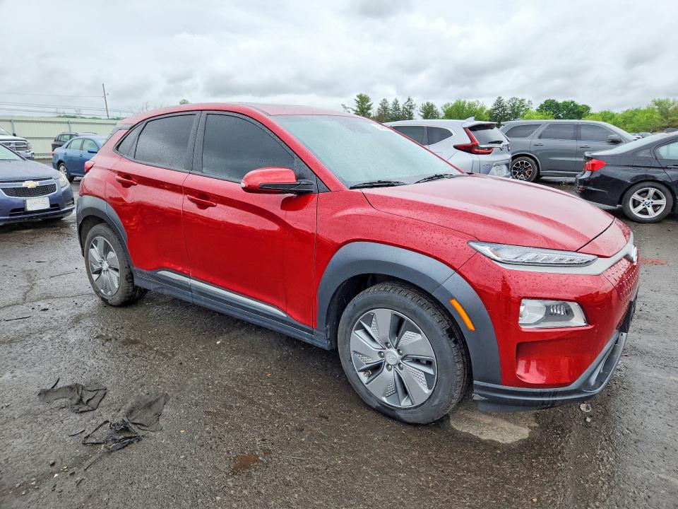 2021 Hyundai Kona VIN KM8K53AG4MU104198 COPART salvage auction — REAR END, Pa - Certificate Of Salvage, sold $8,600 on 2026-07-14 (photo 4)