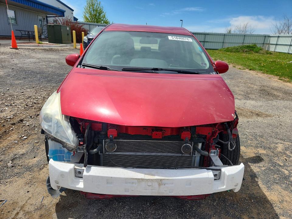 2014 Toyota Prius VIN JTDZN3EU1E3301730 COPART salvage auction — FRONT END, Wi - Junked Vehicle Bill Of Sale, sold $1,100 on 2026-07-14 (photo 5)