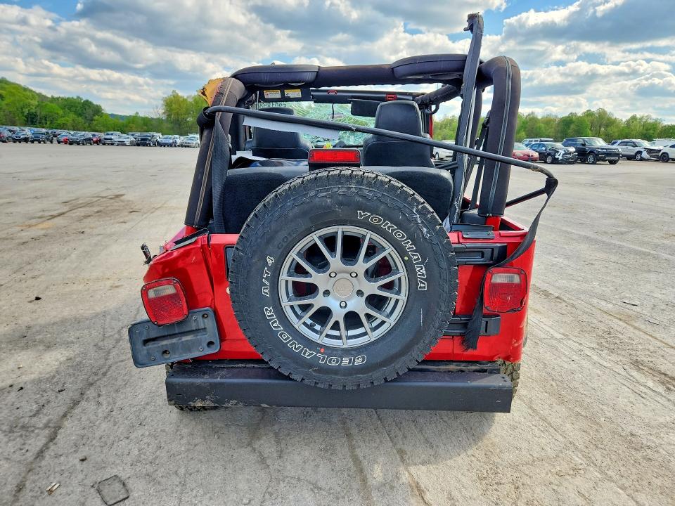 2004 Jeep Wrangler / VIN 1J4FA49S34P755458 COPART salvage auction — ROLLOVER, Pa - Certificate Of Salvage, sold $875 on 2026-07-02 (photo 6)