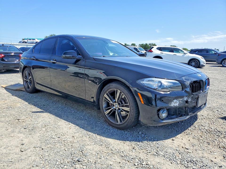 2016 BMW 5 series VIN WBA5A5C59GD529986 COPART salvage auction — FRONT END, Ca - Cert Of Title-Salvaged, sold $1,700 on 2026-08-06 (photo 4)