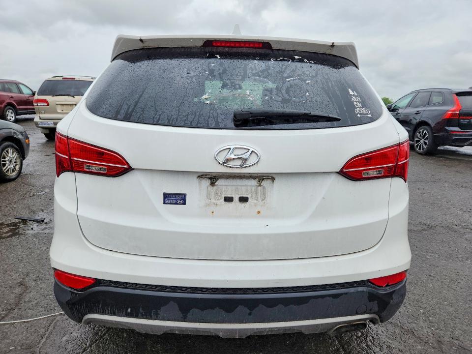 2013 Hyundai Santa fe VIN 5XYZUDLB2DG113898 COPART salvage auction — FRONT END, Pa - Certificate Of Salvage, sold $1,800 on 2026-07-02 (photo 6)