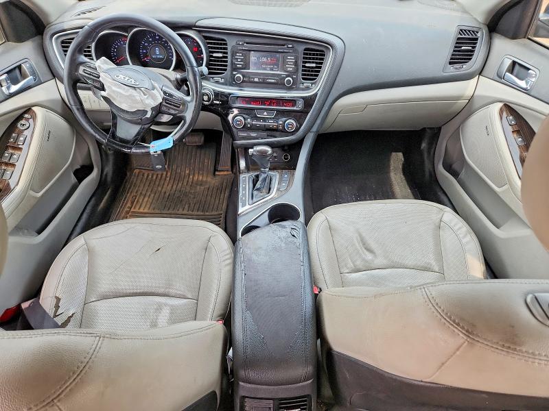 2015 Kia Optima VIN 5XXGN4A75FG373965 COPART salvage auction — FRONT END, Tx - Salvage Vehicle Title, sold $325 on 2026-07-06 (photo 8)