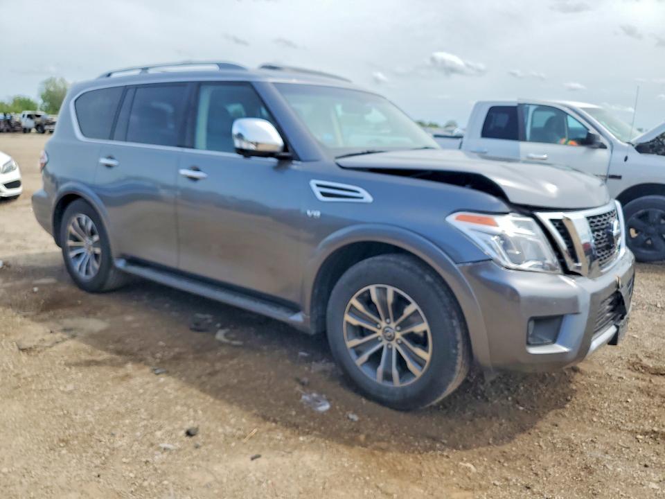 2017 Nissan Armada VIN JN8AY2NC0H9511425 COPART salvage auction — FRONT END, Il - Salvage Certificate, sold $6,300 on 2026-07-07 (photo 4)