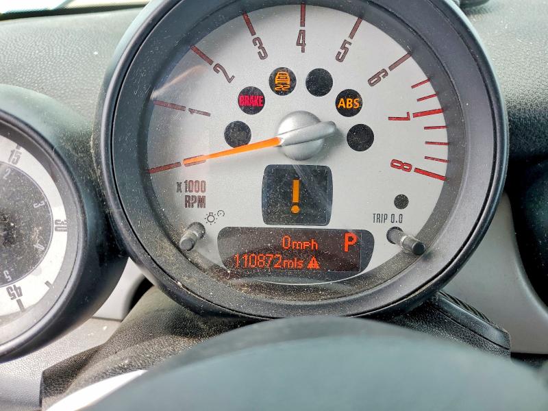 2012 Mini Cooper VIN WMWZN3C56CT135176 COPART salvage auction — WATER/FLOOD, Tn - Salvage Cert-Water Damage, sold $300 on 2026-07-09 (photo 9)
