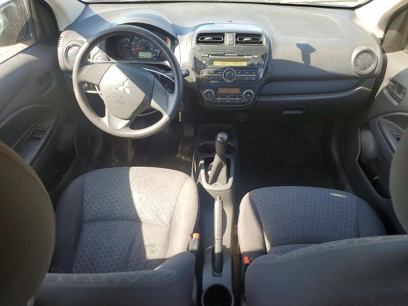 2014 Mitsubishi Mirage VIN ML32A3HJ1EH013078 COPART salvage auction — HAIL, Il - Salvage Certificate, sold $600 on 2026-07-08 (photo 8)