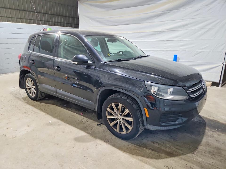 2014 Volkswagen Tiguan VIN WVGBV3AXXEW551740 COPART salvage auction — REAR END, Nh - Cert Of Title-Salvage, sold $100 on 2026-07-28 (photo 4)