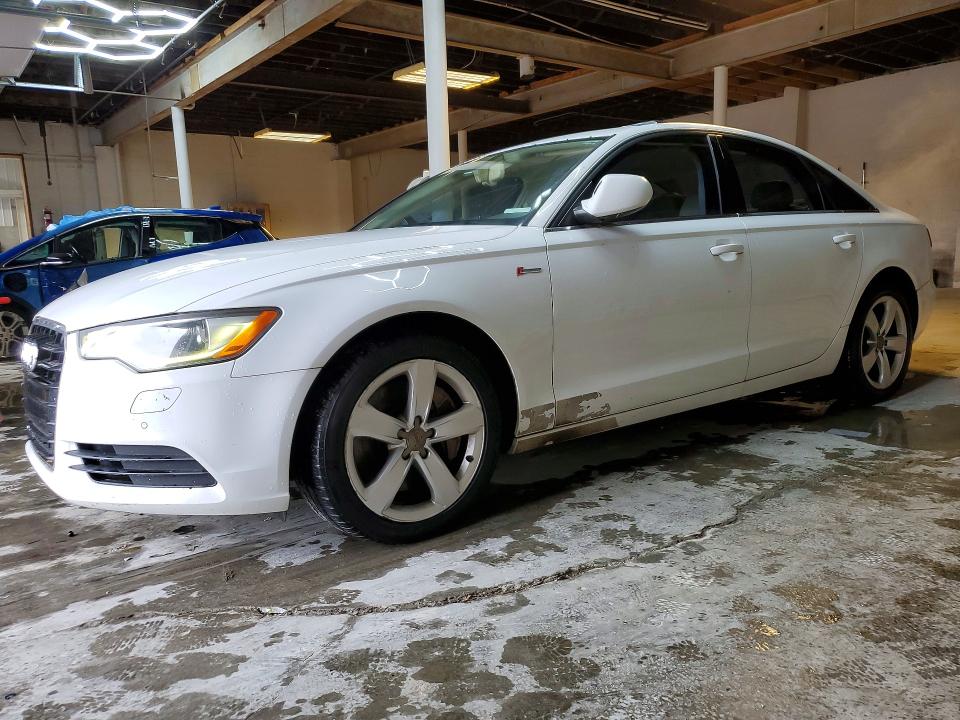2012 Audi A6 VIN WAUBGAFC4CN006836 COPART salvage auction — MINOR DENT/SCRATCHES, Oh - Certificate Of Title, sold $300 on 2026-07-02 (photo 1)