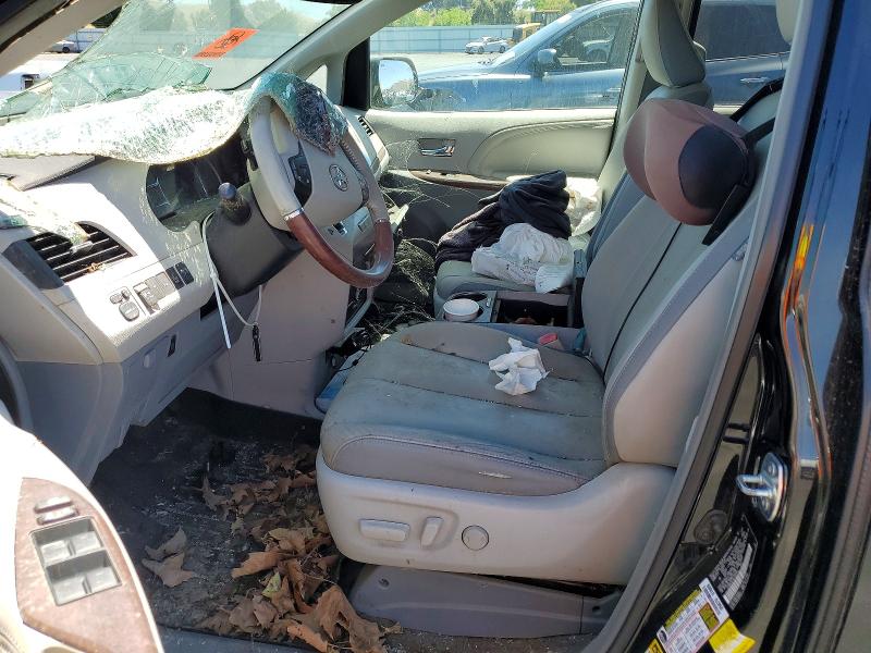 2014 Toyota Sienna VIN 5TDDK3DCXES082907 COPART salvage auction — FRONT END, CA - SALVAGE CERTIFICATE, sold $1,450 on 2026-07-27 (photo 7)