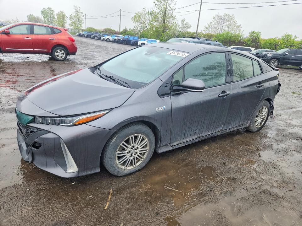 2018 Toyota Prius prime VIN JTDKARFP7J3072201 COPART salvage auction — REAR END, Qc - Gravement Accidente, sold $3,600 on 2026-07-14 (photo 1)