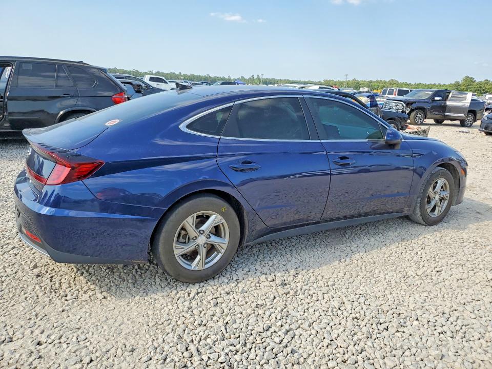 2022 Hyundai VIN 5NPEG4JA0NH135411 COPART salvage auction — REAR END, Tx - Salvage Vehicle Title, sold $4,600 on 2026-07-24 (photo 3)