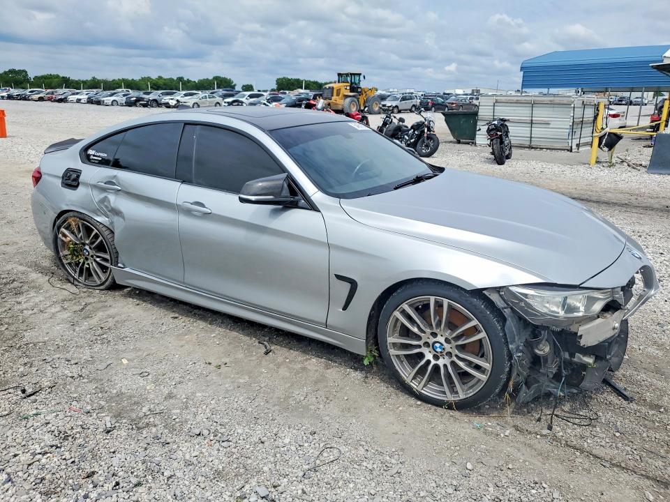 2015 BMW 4 series VIN WBA4A9C54FGL85764 COPART salvage auction — FRONT END, AR - CERT OF TITLE-SALVAGE, sold $550 on 2026-07-27 (photo 4)