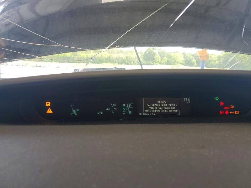 2012 Toyota Prius VIN JTDKN3DU3C1495866 COPART salvage auction — ROLLOVER, Ga - Cert Of Title-Salvage, sold $350 on 2026-07-09 (photo 9)
