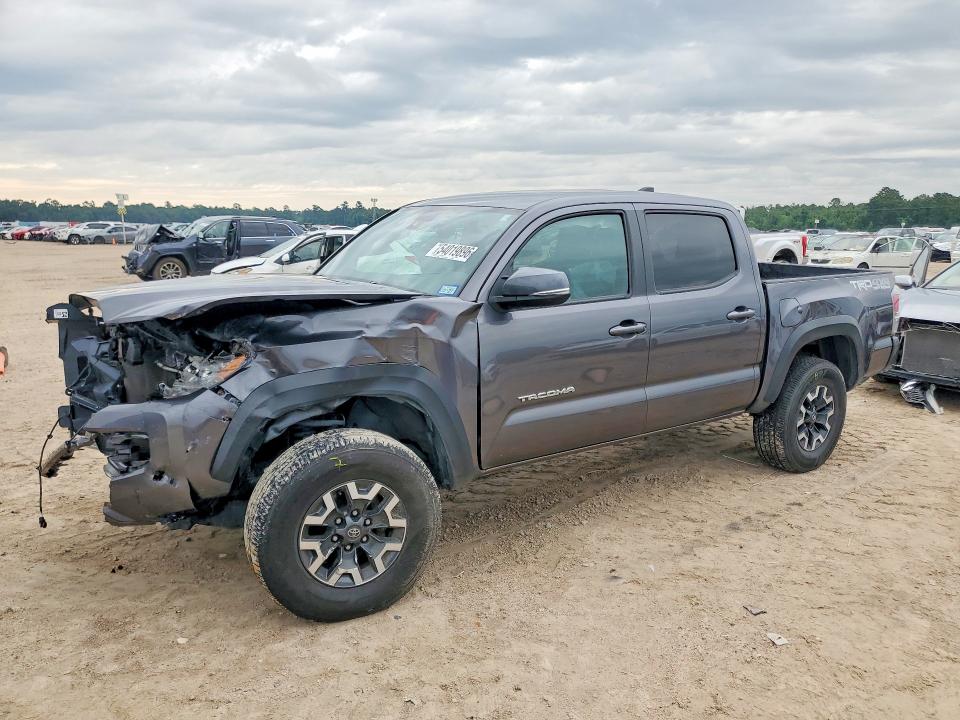 2021 Toyota Tacoma VIN 5TFCZ5AN9MX272599 COPART salvage auction — FRONT END, TX - SALVAGE VEHICLE TITLE (P), sold $9,300 on 2026-07-07 (photo 1)