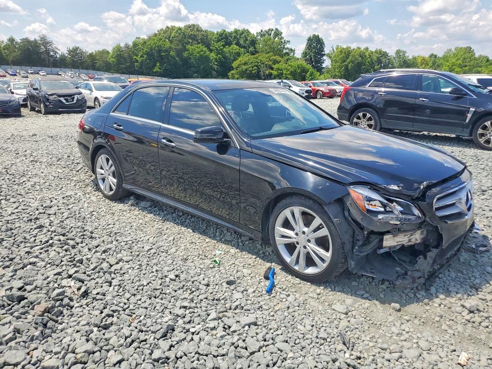 2014 Mercedes-benz E-klasse VIN WDDHF5KB0EA961718 COPART salvage auction — FRONT END, Nc - Salvage Certificate Of Title, sold $1,550 on 2026-08-05 (photo 4)