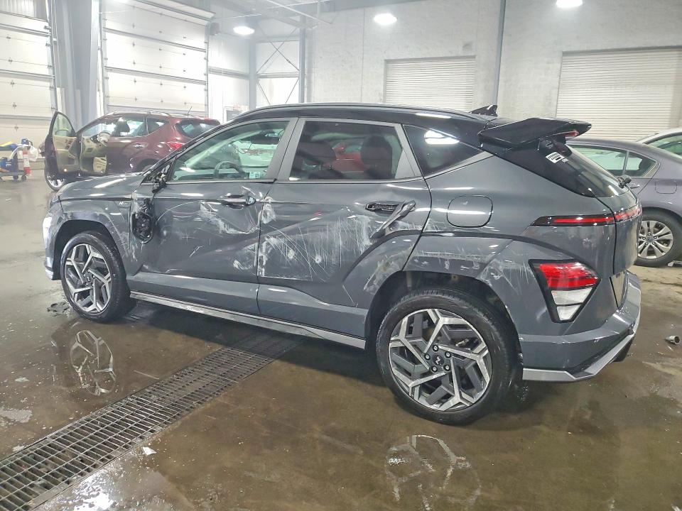 2024 Hyundai Kona VIN KM8HACA39RU101792 COPART salvage auction — REAR END, Ar - Cert Of Title-Salvage, sold $5,600 on 2026-07-28 (photo 2)
