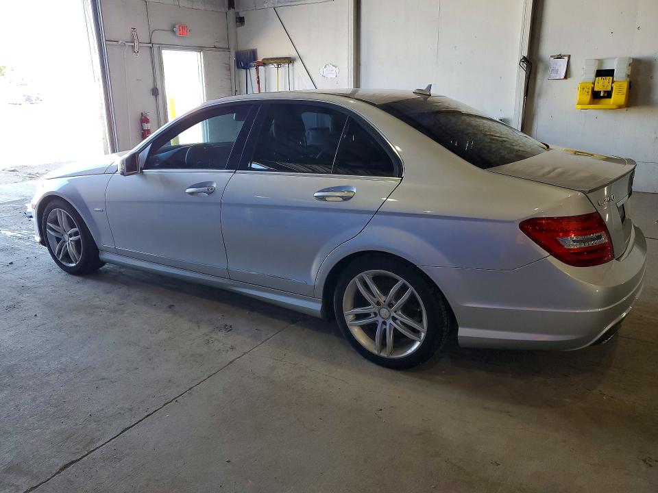 2012 Mercedes-benz C class VIN WDDGF4HB0CR218665 COPART salvage auction — NORMAL WEAR, Va - Certificate Of Title, sold $400 on 2026-07-14 (photo 2)
