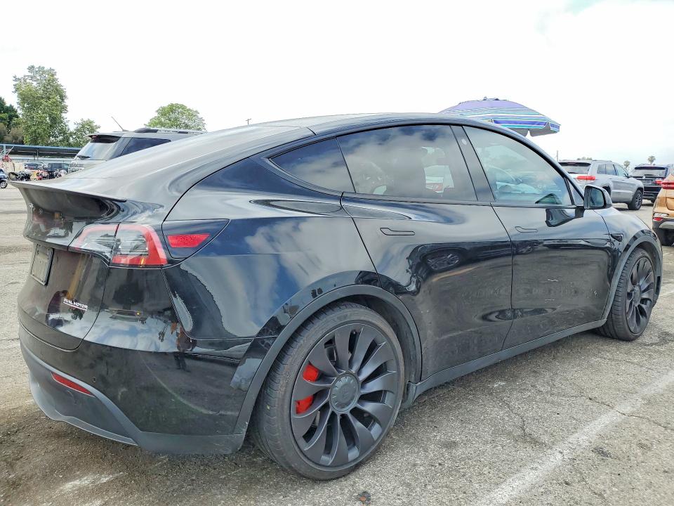 2022 Tesla Model y VIN 7SAYGDEF2NF406506 COPART salvage auction — FRONT END, Ca - Salvage Certificate, sold $8,300 on 2026-07-24 (photo 3)