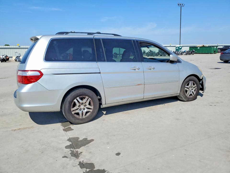 2007 Honda Odyssey VIN 5FNRL38487B420530 COPART salvage auction — FRONT END, TX - SALVAGE VEHICLE TITLE, sold $375 on 2026-07-09 (photo 3)