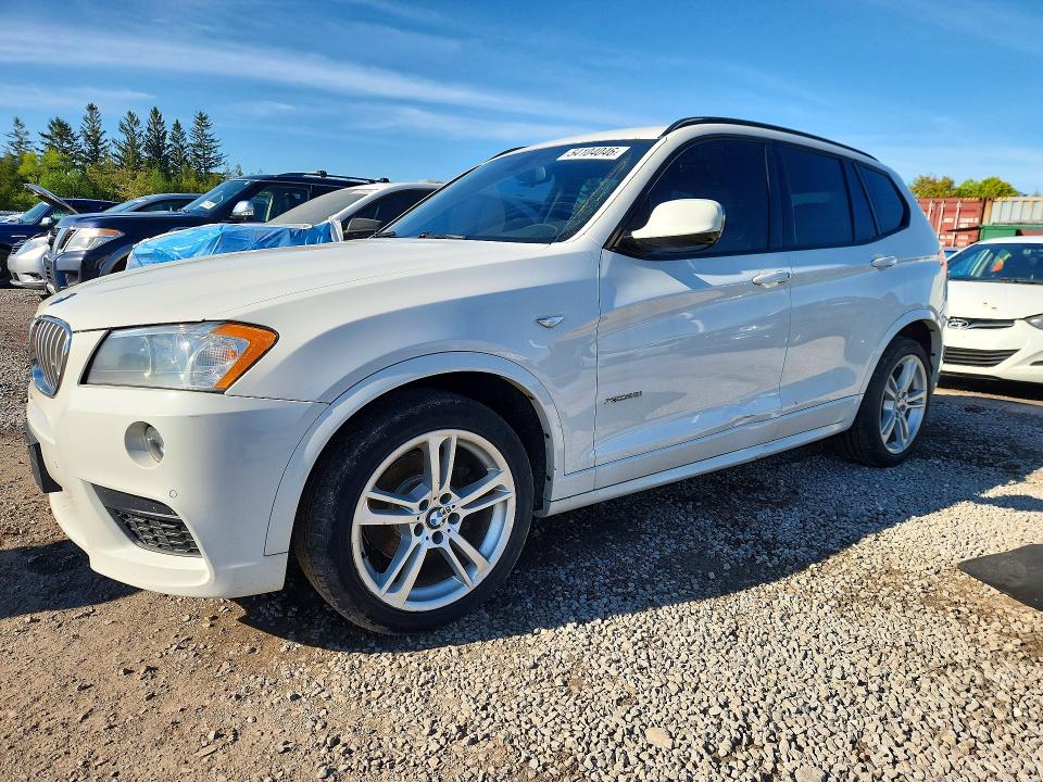 2014 BMW X3 VIN 5UXWX9C53E0D16163 COPART salvage auction — SIDE, On - Permit No Brand - Unfit, sold $1,750 on 2026-07-28 (photo 1)