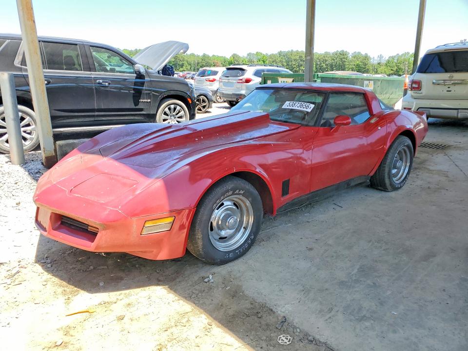 1981 Chevrolet Corvette VIN 1G1AY8766BS429715 COPART salvage auction — MINOR DENT/SCRATCHES, Va - Certificate Of Title, sold $8,600 on 2026-07-28 (photo 1)