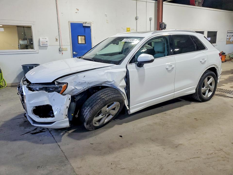 2019 Audi Q3 VIN WA1AECF37K1076623 COPART salvage auction — FRONT END, Mn - Cert Of Title-Salvage, sold $200 on 2026-07-28 (photo 1)