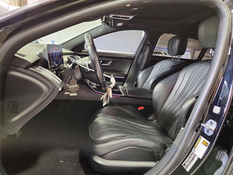 2022 Mercedes-benz S-klasse VIN W1K6G6DB7NA096172 COPART salvage auction — FRONT END, Va - Cert Of Title - Salvage, sold $28,750 on 2026-07-24 (photo 7)