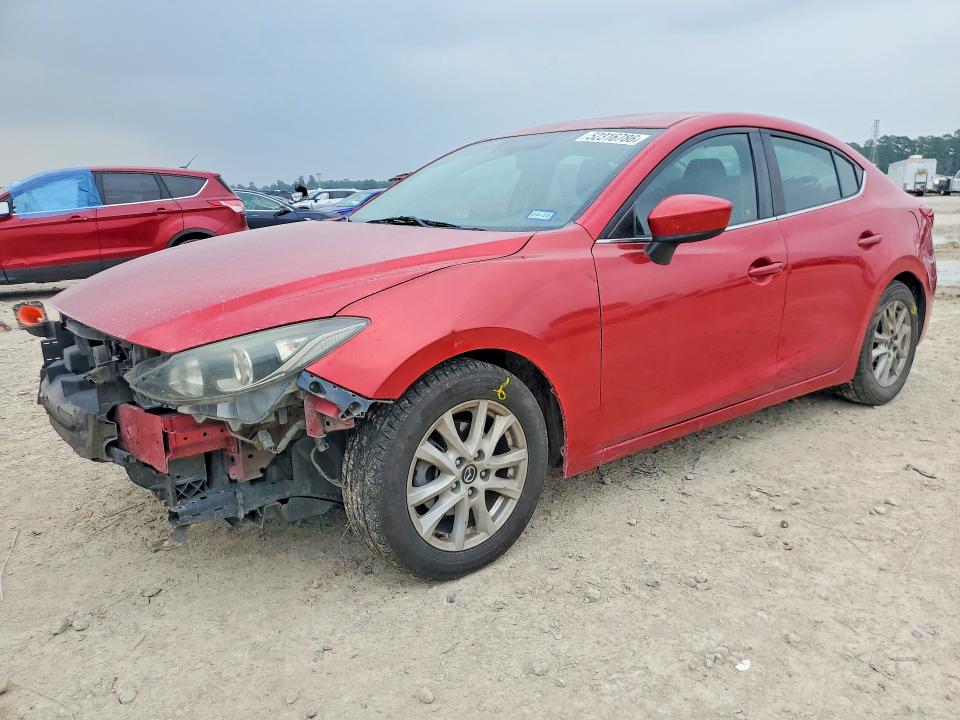 2016 Mazda VIN 3MZBM1U73GM245972 COPART salvage auction — FRONT END, Tx - Salvage Vehicle Title, sold $1,400 on 2026-07-10 (photo 1)