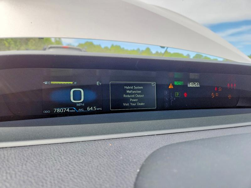 2022 Toyota Prius VIN JTDKAMFP7N3211137 COPART salvage auction — FRONT END, VA - CERT OF TITLE - SALVAGE, sold $5,200 on 2026-07-27 (photo 9)