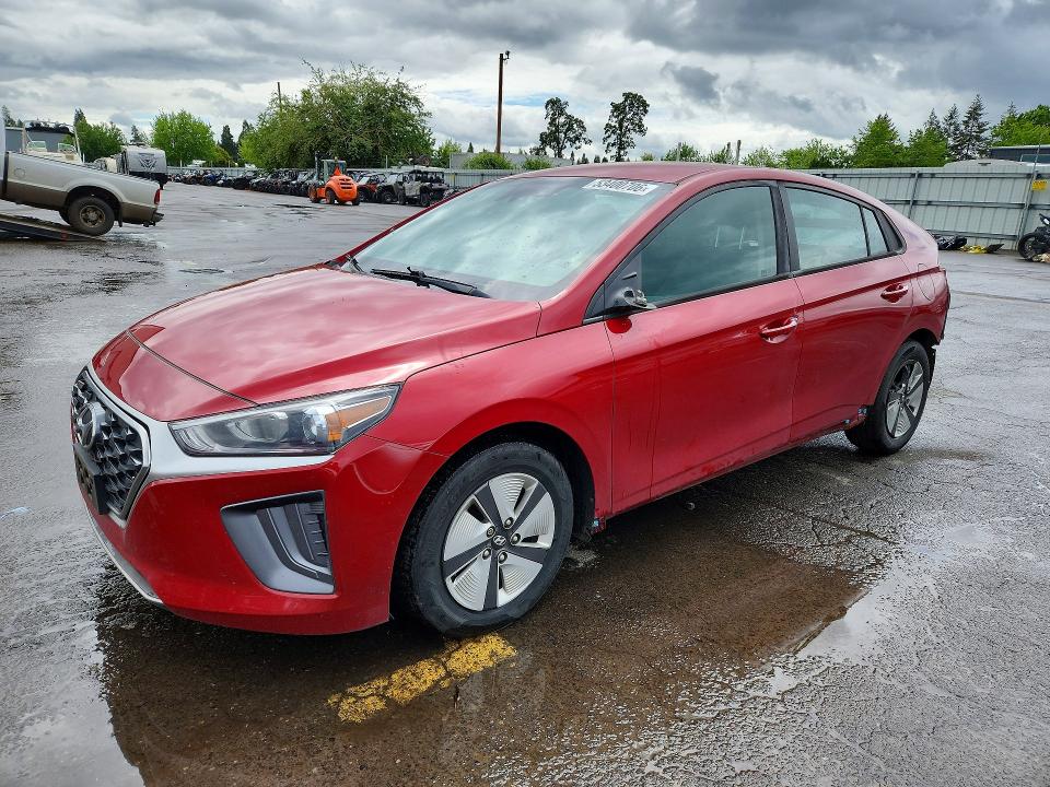 2022 Hyundai Ioniq VIN KMHC65LC1NU267996 COPART salvage auction — REAR END, Id - Salvage Certificate Of Title, sold $6,100 on 2026-07-27 (photo 1)