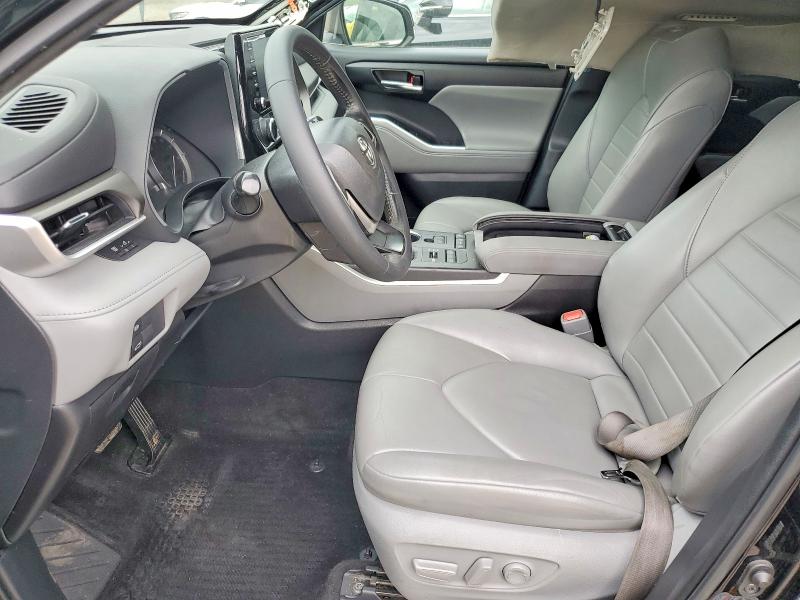 2022 Toyota Highlander VIN 5TDGZRBH8NS576192 COPART salvage auction — FRONT END, Ny - Mv-907A Salvage Certificate, sold $13,000 on 2026-07-09 (photo 7)