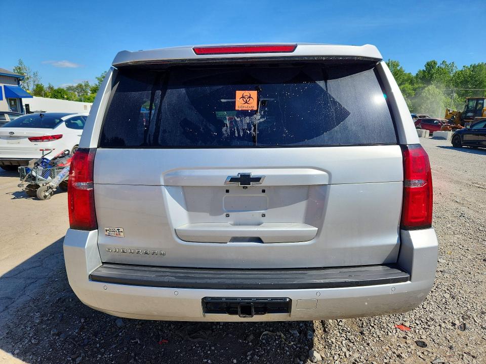 2016 Chevrolet Suburban VIN 1GNSKHKC6GR424417 COPART salvage auction — ROLLOVER, KY - BILL OF SALE/PART ONLY/NO TITL, sold $2,050 on 2026-07-02 (photo 6)
