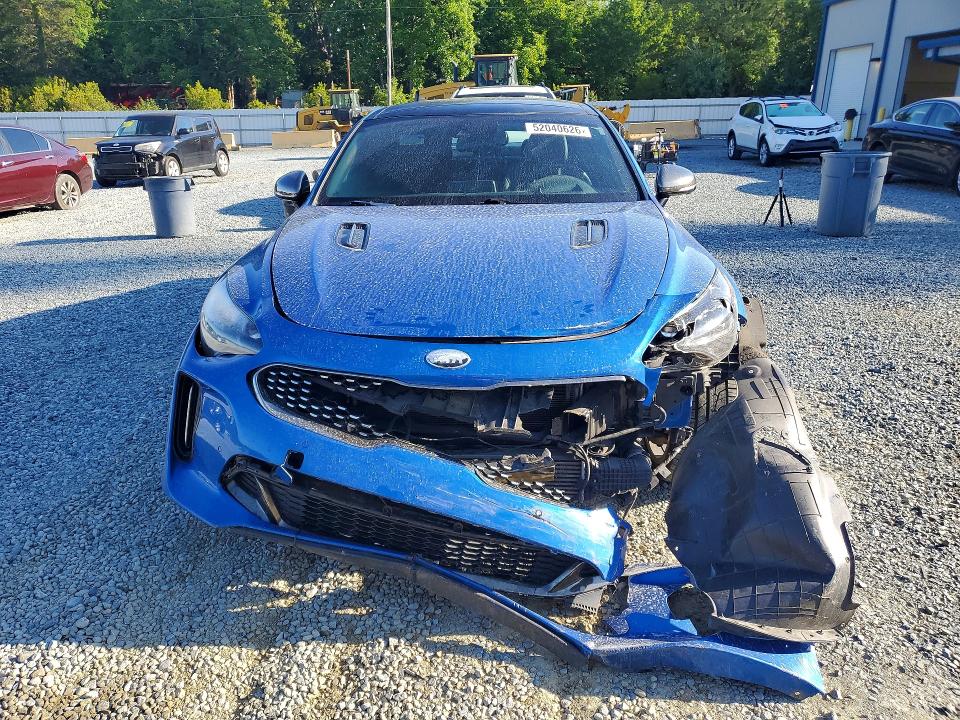 2019 Kia Stinger VIN KNAE55LC8K6054525 COPART salvage auction — FRONT END, Nc - Salvage Certificate Of Title, sold $250 on 2026-07-02 (photo 5)