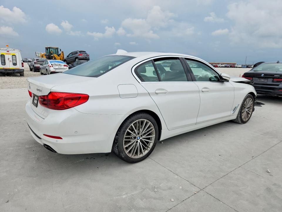 2020 BMW 5er VIN WBAJS1C0XLWW75241 COPART salvage auction — FRONT END, Tx - Salvage Vehicle Title, sold $9,700 on 2026-07-07 (photo 3)