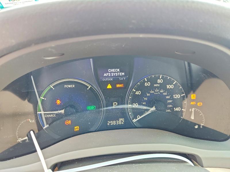 2011 Lexus Rx 450h VIN JTJBC1BA4B2037584 COPART salvage auction — MINOR DENT/SCRATCHES, Nj - Certificate Of Title (P), sold $3,800 on 2026-07-13 (photo 9)