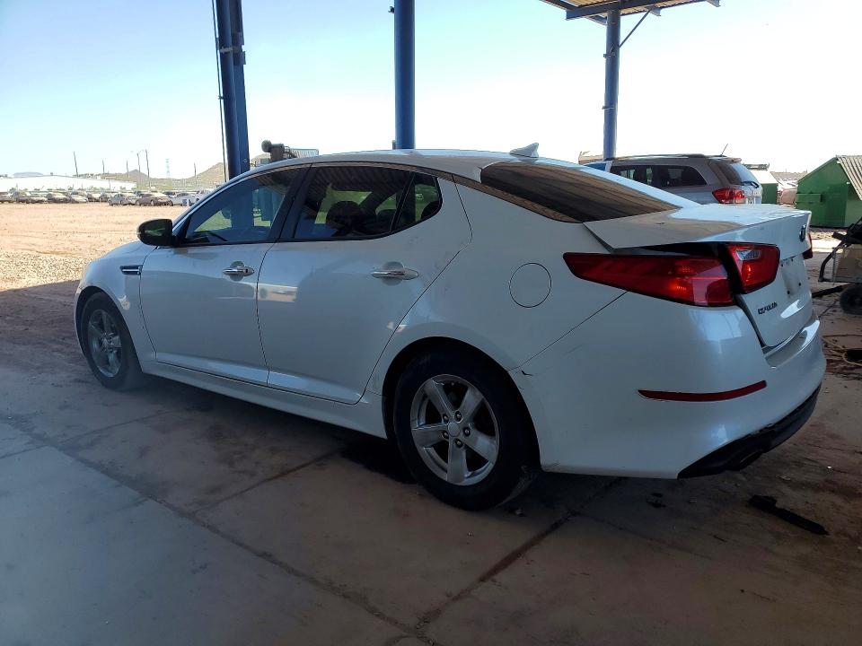2015 Kia VIN KNAGM4A71F5640135 COPART salvage auction — REAR END, Az - Cert Of Title - Salvage, sold $1,350 on 2026-07-09 (photo 2)