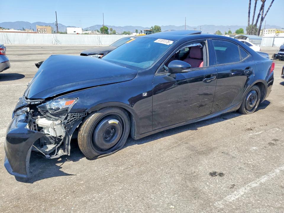 2015 Lexus Is VIN JTHBE1D21F5014835 COPART salvage auction — FRONT END, Ca - Salvage Certificate, sold $900 on 2026-07-31 (photo 1)