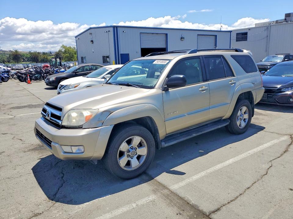 2005 Toyota 4runner VIN JTEBU14R258034957 COPART salvage auction — FRONT END, Ca - Salvage Certificate, sold $4,050 on 2026-07-17 (photo 1)