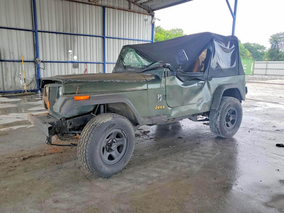 1995 Jeep Wrangler / VIN 1J4FY19P3SP313282 COPART salvage auction — ROLLOVER, GA - CERT OF TITLE-SALVAGE, sold $400 on 2026-07-02 (photo 1)