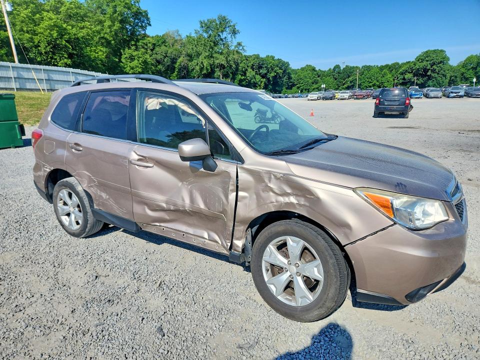 2014 Subaru Forester VIN JF2SJAHC7EH443329 COPART salvage auction — SIDE, Nc - Salvage Certificate Of Title, sold $800 on 2026-07-15 (photo 4)