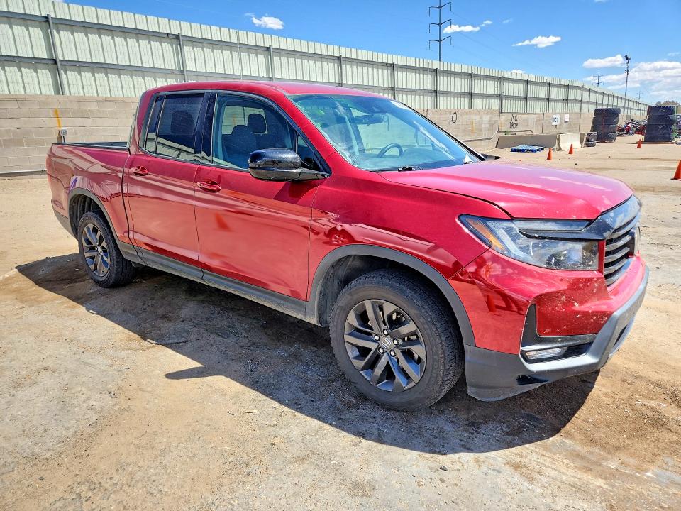 2021 Honda Ridgeline VIN 5FPYK3F18MB017450 COPART salvage auction — MINOR DENT/SCRATCHES, Nm - Cert Of Title-Salvage, sold $11,000 on 2026-07-09 (photo 4)