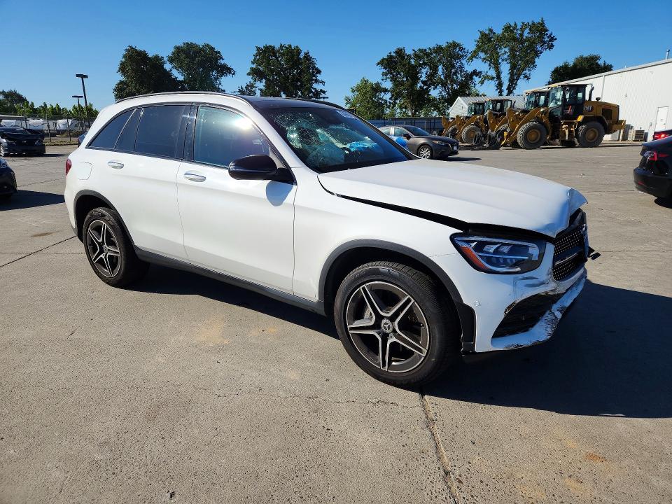 2022 Mercedes-benz Glc VIN W1N0G8EBXNV397532 COPART salvage auction — FRONT END, Ca - Salvage Certificate, sold $11,200 on 2026-07-13 (photo 4)
