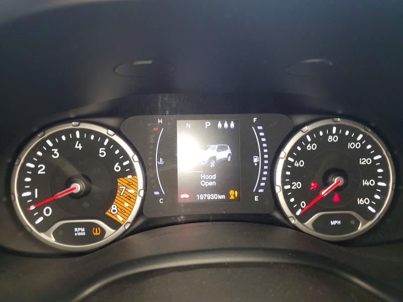 2019 Jeep VIN ZACNJABB1KPK68279 COPART salvage auction — FRONT END, Tx - Salvage Vehicle Title, sold $1,300 on 2026-07-20 (photo 9)