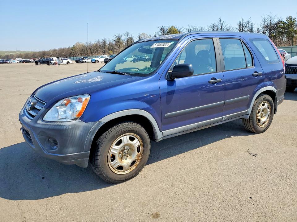 2005 Honda Cr-v VIN JHLRD68515C011953 COPART salvage auction — FRONT END, Ny - Certificate Of Title, sold $1,100 on 2026-07-20 (photo 1)