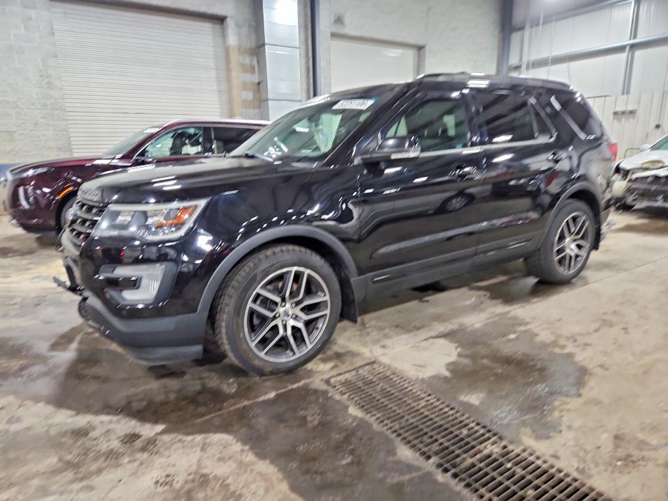 2016 Ford Explorer VIN 1FM5K8GT0GGC58756 COPART salvage auction — FRONT END, Mn - Cert Of Title-Salvage, sold $3,650 on 2026-07-02 (photo 1)
