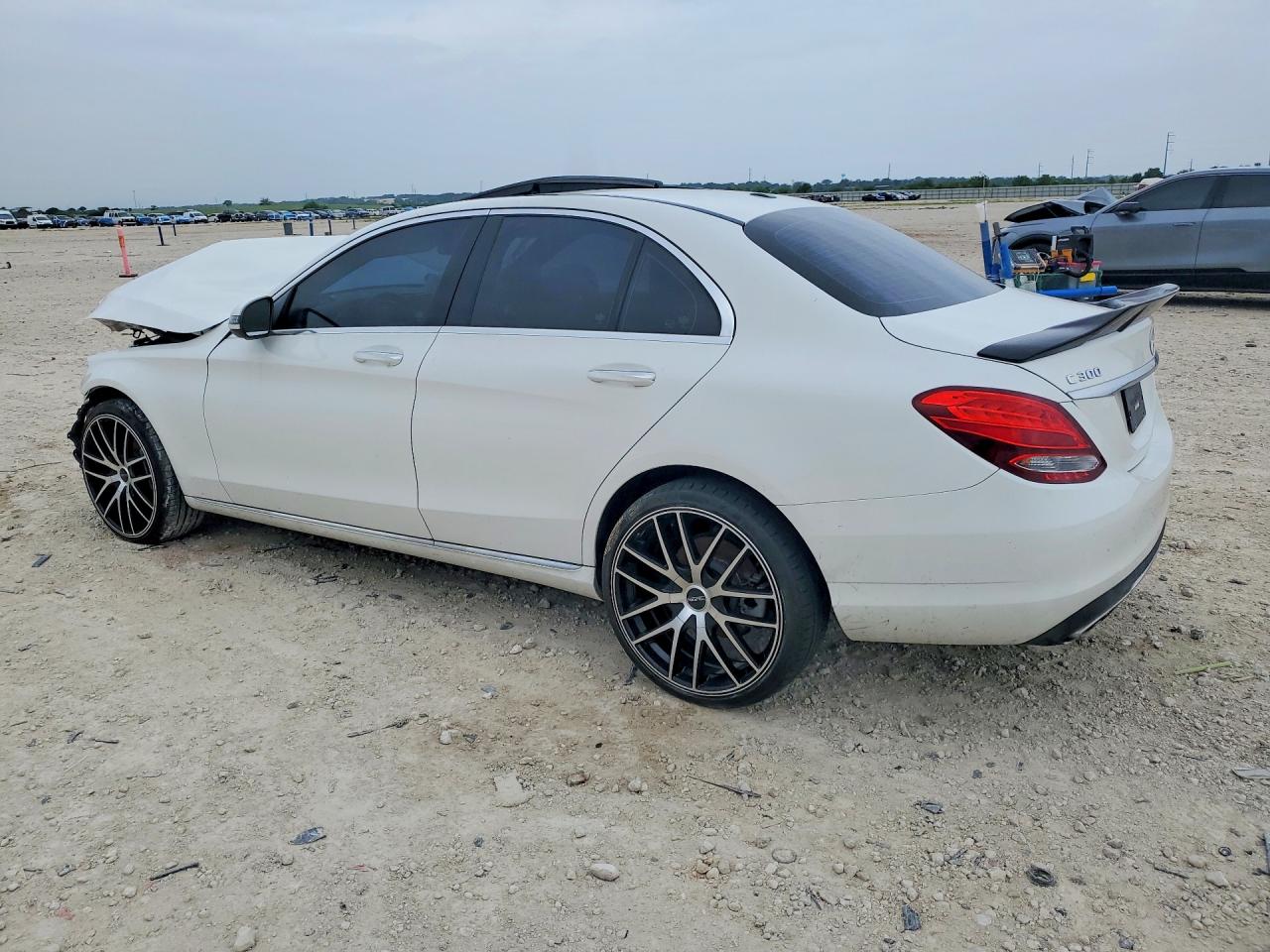 2018 Mercedes-Benz C-Class VIN 55SWF4KB0JU248197 COPART salvage auction — Front End, TX - CERTIFICATE OF TITLE, sold $5,200 on 2026-07-08 (photo 2)