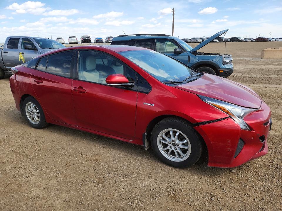 2017 Toyota Prius VIN JTDKARFU7H3530951 COPART salvage auction — FRONT END, AB - BOS - SALVAGE, sold $2,700 on 2026-07-21 (photo 4)