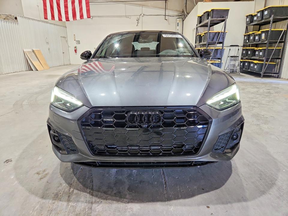 2023 Audi A5 VIN WAUEACF50PA040054 COPART salvage auction — HAIL, Ok - Cert Of Title-Salvage, sold $22,200 on 2026-07-15 (photo 5)