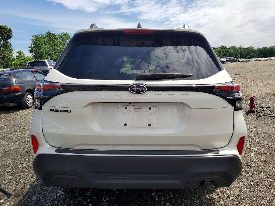 2025 Subaru Forester VIN JF2SLDBC6SH495485 COPART salvage auction — UNDERCARRIAGE, Nj - Cert Of Title-Salvage, sold $9,000 on 2026-07-29 (photo 6)