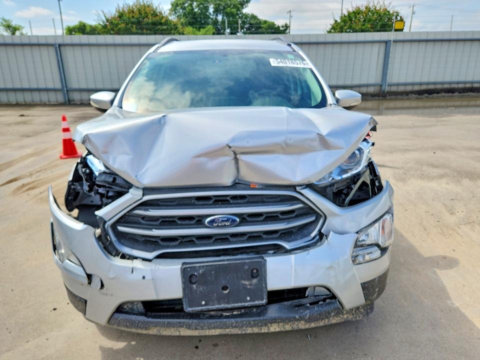 2021 Ford Ecosport VIN MAJ3S2GE5MC455893 COPART salvage auction — FRONT END, Tx - Salvage Vehicle Title, sold $1,850 on 2026-07-20 (photo 5)
